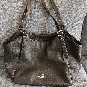Coach Meadow shoulder bag in black
